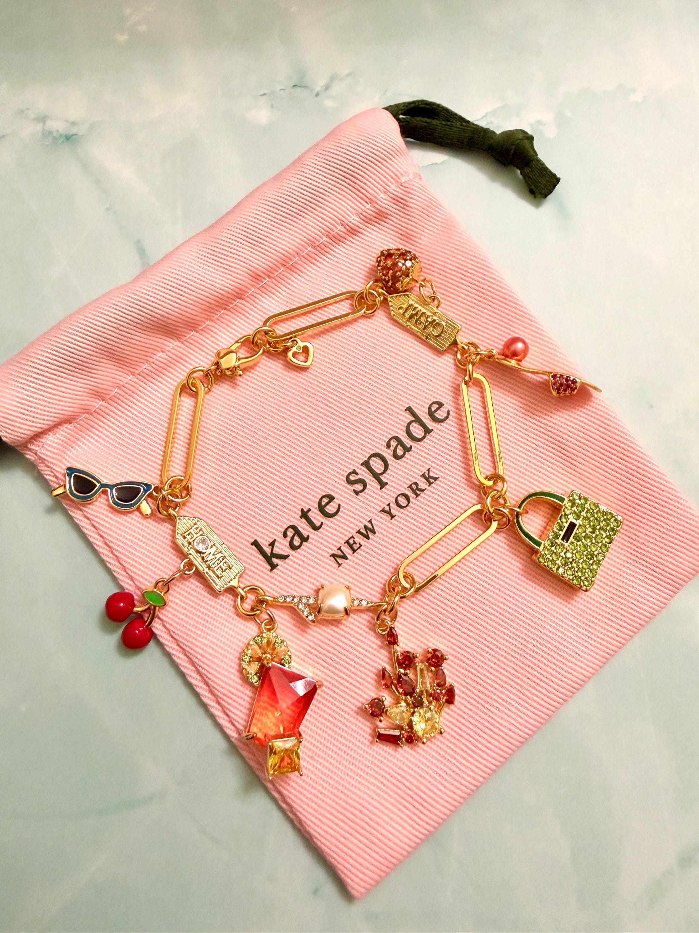 Kate Spade フルーツチャーム ブレスレット Kate Spade Strawberry