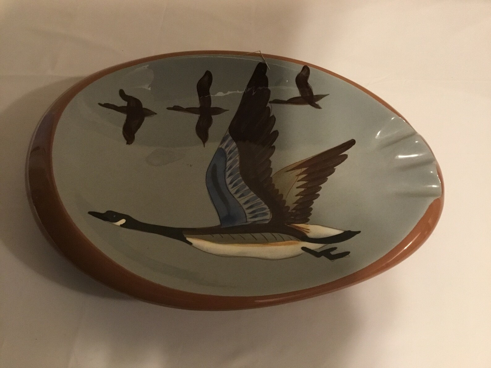 Vintage Stangl Pottery Ashtray Canada Goose 3926G Etsy