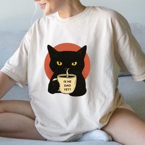 Funny Black Cat Anti-Trump Protest Shirt - Political Humor Graphic Tee
