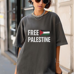 Palestine Flag Crewneck, Palestine Shirt Gifts, Gaza Unisex College Tee, Free Palestine Shirt, Stand With Palestine Shirt