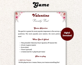 Alla hjärtans dag-fejdspel | Utskrivbar festaktivitet (nedladdning direkt)