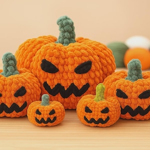 Amigurumi Kürbis Häkelanleitung: Halloween Plüschtier Anleitung (PDF Download)