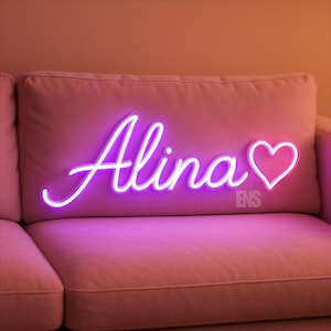 Custom Name Neon Sign For Kids Room Decor - Baby Name Sign - Nursery Name Sign - Dorm Name Sign - Gifts For Kids - Kids Name Sign