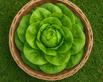 2000 Butterhead Lettuce Seeds: Heirloom, Non-GMO