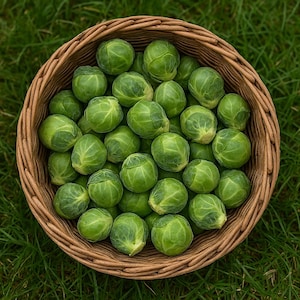 200+ Brussel Sprout Seeds - CATSKILL -- Heirloom - Organic - Non-GMO - Fresh