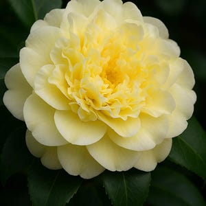 Jurys Yellow Camellia Japonica – Live Flowering Shrub Starter Plant, Heat & Drought Tolerant Garden Plant