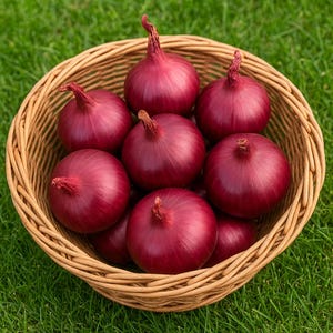 Red Creole Onion Seeds: 500 Non-GMO Heirloom Seeds