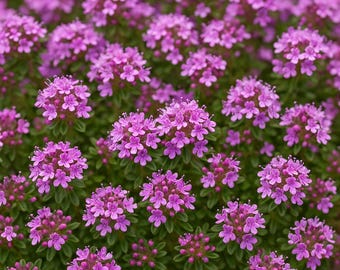 1000 Creeping Thyme Seeds: Organic, Non-GMO, Heirloom