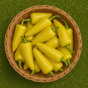 Sweet Banana Pepper Seeds: Non-GMO Heirloom Vegetable Seeds