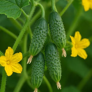 120+ Parisian Gherkin Cucumber Seeds -- Heirloom - Organic - Non-GMO -- Fresh