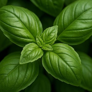 1000 Genovese Basil Seeds: Organic, Non-GMO, Heirloom Herb Seeds