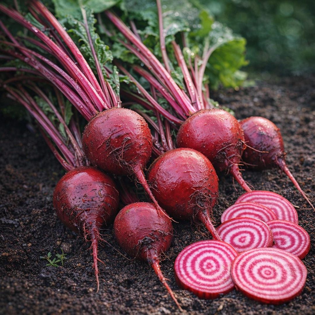 Italian Ringed Beetroot Chioggia Beet Italian Striped Heirloom Seeds (100 Seeds) - Etsy
