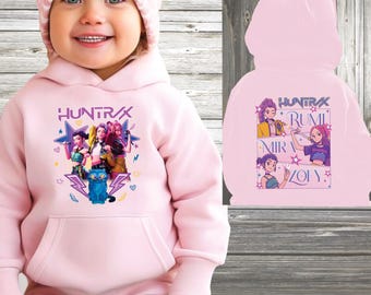 K-pop  Demon Hoodie, K-pop Pop Hoodie, Demon Hunter Hoodie, K-pop Super girls Hoodie, Rumi, Zoey, Hoodie, Kpop Pop Lover Hoodie