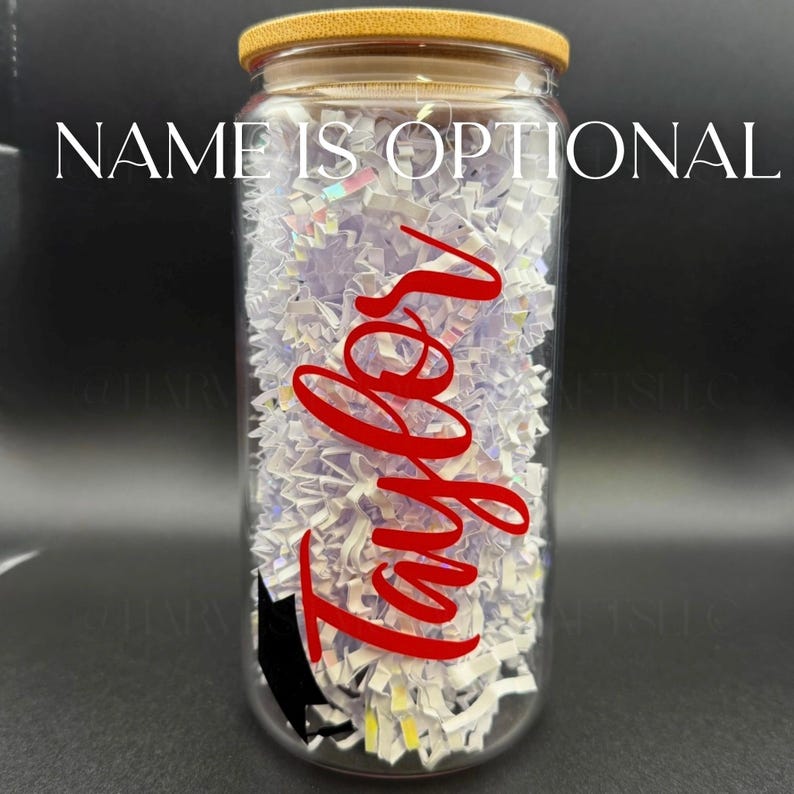 Personalized Class of 2026 Graduation Gift | Custom Name Glass Can With ...