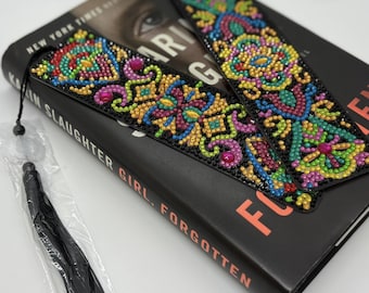 Set of 2 Diamond Art Bookmarks – Colorful Handmade Bookmarks – Gift for Book Lovers