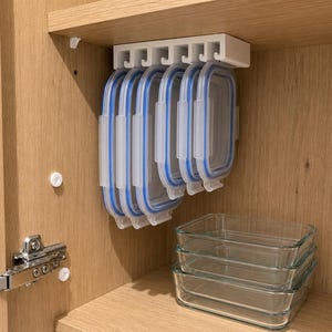 Organisateur mural IKEA 365+ pour couvercles – Support pour couvercles Tupperware – Rangement pour placards de cuisine – Gain de place