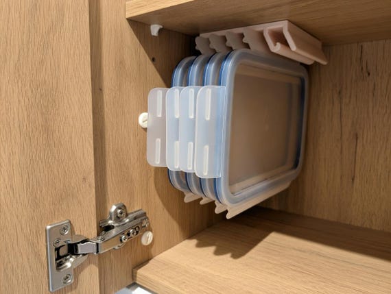 IKEA 365+ Lid Organizer Wall Mount – Tupper Lid Hanger Rack – Kitchen Cabinet Storage – Space Saving Organizer