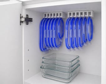 IKEA 365+ Lid Organizer Wall Mount – Tupper Lid Hanger Rack – Kitchen Cabinet Storage – Space Saving Organizer