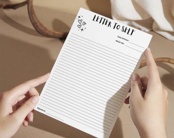Letter to Myself Printable Journal Page | A4 & A5 | Self-Growth Worksheet