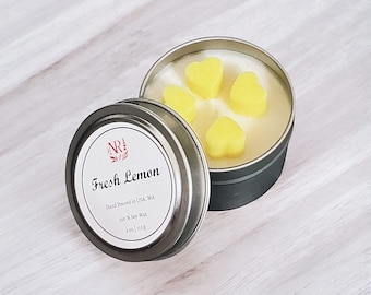 4oz Scented Soy Wax Candle Tin – Handcrafted, Travel-Ready & Giftable