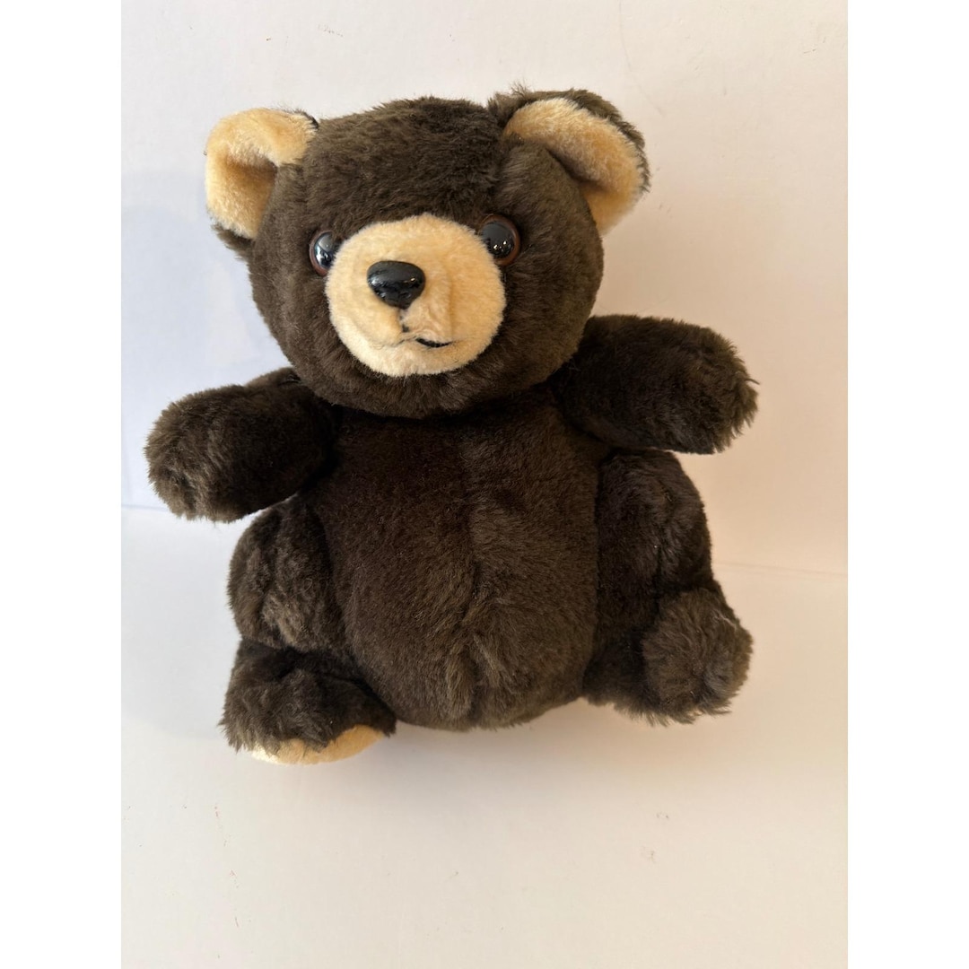 Vintage 1979 Daekor Brown Teddy Bear Plush Stuffed Animal Hudson