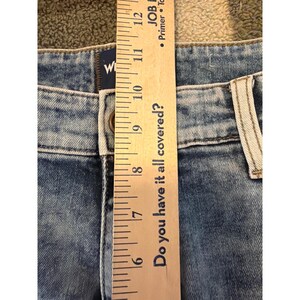 Wrangler Bostin Mens Slim Fit Light Wash Denim Jeans Blue Size 36 Cotton Spandex image 7