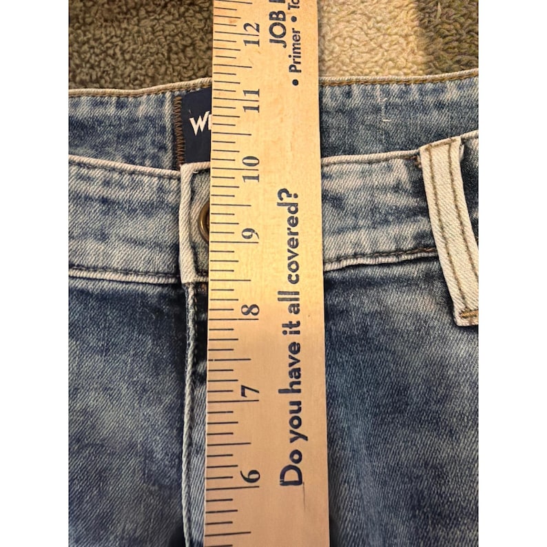 Wrangler Bostin Mens Slim Fit Light Wash Denim Jeans Blue Size 36 Cotton Spandex image 7