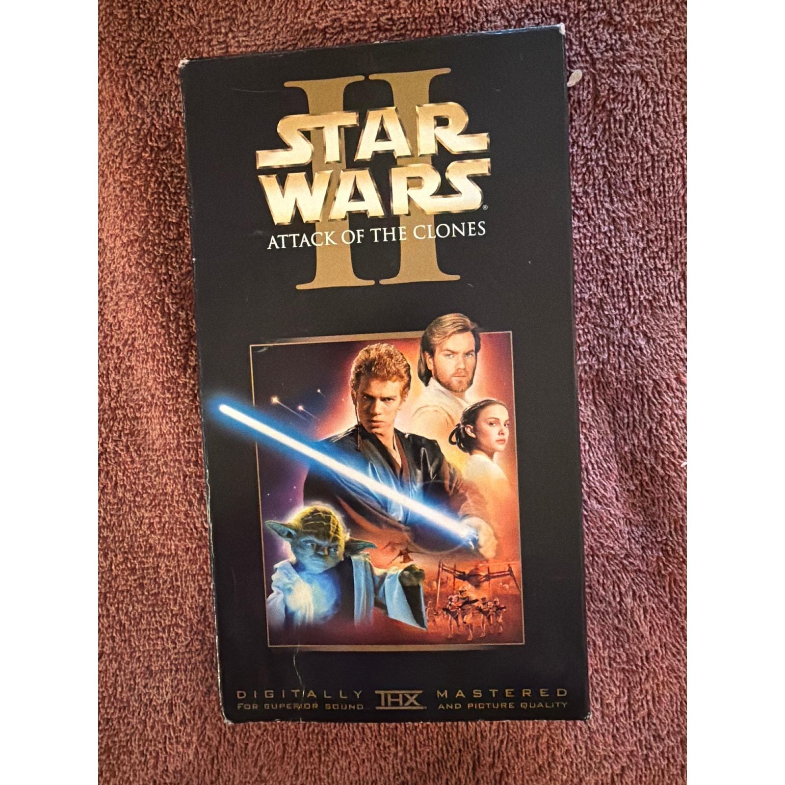 Star Wars Episode II Attack of the Clones VHS 2002 THX Digitally