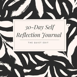 30-dagars självreflektionsdagbok