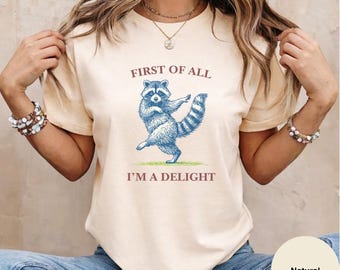 Raccoon Shirt | Funny Trash Panda Meme Tee