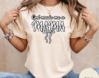 Christian Mama Shirt, Faith Motherhood Graphic Tee, Religious Gift