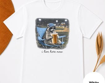 Funny Raccoon Baseball Shirt: Trash Panda Game Day Tee