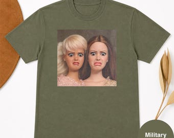 Doll Face Graphic Tee: Retro Barbiecore Y2K Sassy Meme Shirt