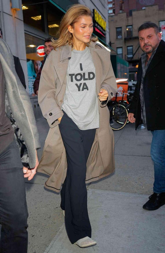 I Told Ya Shirt, as worn by Zendaya and JFK Jr - Challengers Tee Movie