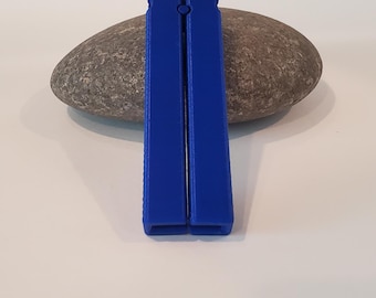 Bladeless Butterfly Knife Trainer, 3d Printed Balisong, Fidget Toy, Bali, Gift For Him, 3d Printed, Safe Butterfly Trainer
