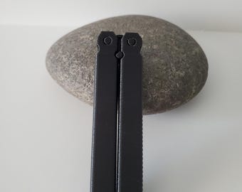 Bladeless Butterfly Knife Trainer, 3d Printed Balisong, Fidget Toy, Bali, Gift For Him, 3d Printed, Safe Butterfly Trainer