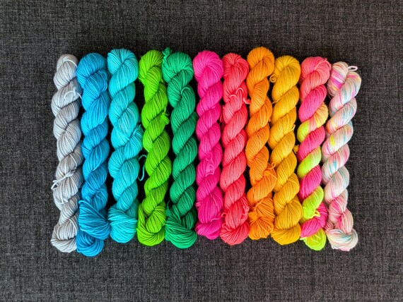 SUPER SOCK BABYSKEINS Yarn Sampler Pack - 11 Colours