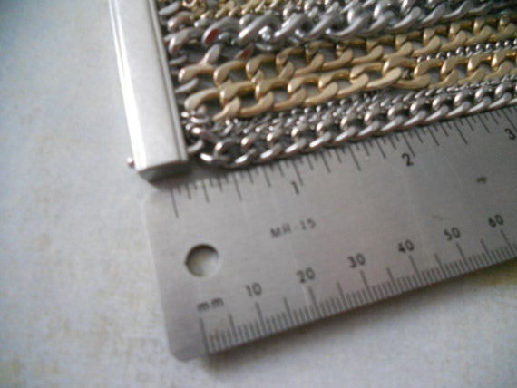 Chain Link Bracelet with Heavy Magnet Clasp ~ Bik… - image 5