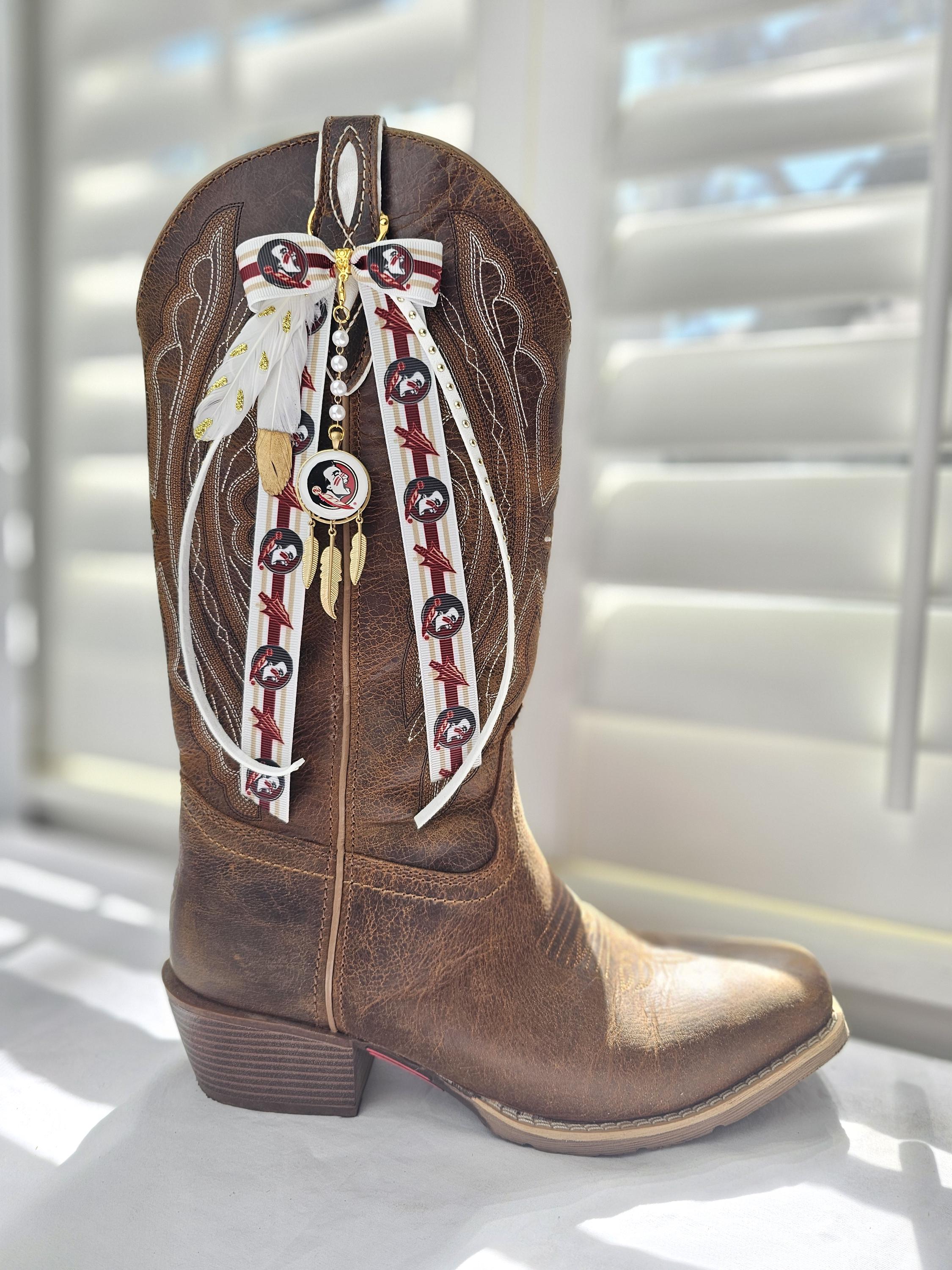 Officially Licensed FSU Boot Bows – Florida State Seminoles Gameday ...