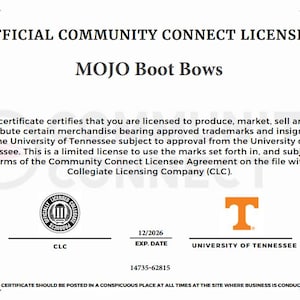 Tennessee Vols Boot Bows – UT Volunteers Game Day Boot Accessories – Cowgirl Boot Jewelry – Vols Tailgate Outfit bild 4