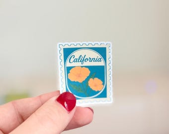 California Stamp Sticker