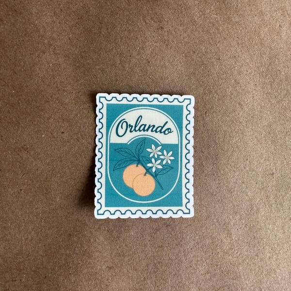 Orlando Stamp Sticker