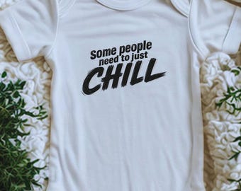 100% cotton, Just Chill Baby Onesie | Funny Baby Bodysuit | Cute Infant Gift | Baby Shower Gift,