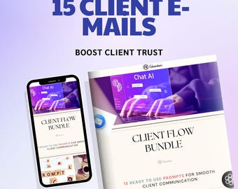 Coaching Email Templates + AI Prompt Pack | Client Onboarding & Business Workflow System