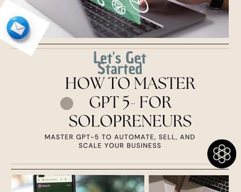 How to Master GPT-5 | AI Business Playbook - 75 Prompt Library for Solopreneurs & Coaches (Ebook)