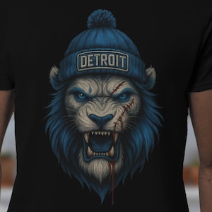 Detroit Lions Halloween Inspired Toddler Long Sleeve T-Shirt – Electric Roar Lion Graphic Tee For Game Day & Fall Festivals