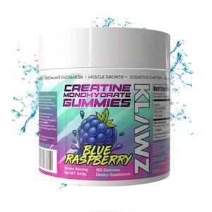 Wegańskie żelki kreatynowe bez cukru – 5 g monohydratu kreatyny | Suplement wspomagający wzrost i regenerację mięśni, wsparcie funkcji poznawczych, 160 sztuk