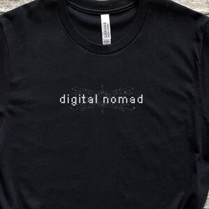 Digital Nomad T-Shirt: Minimalist Van Life, Work & Travel Tee image 1