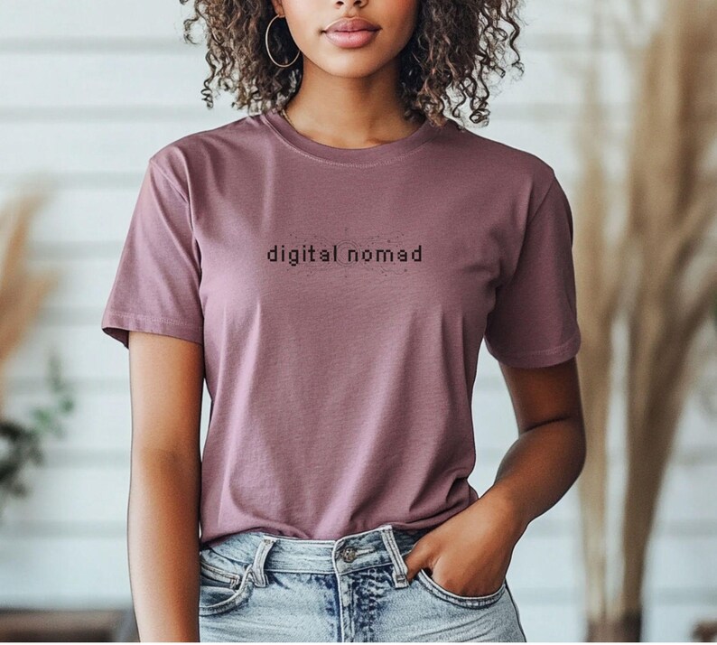 Digital Nomad T-Shirt: Minimalist Van Life, Work & Travel Tee image 7