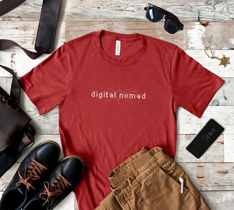 Digital Nomad T-Shirt: Minimalist Van Life, Work & Travel Tee image 4